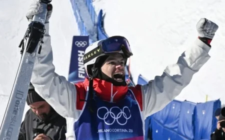 Mikaël Kingsbury Clinches Canada’s First Gold Medal