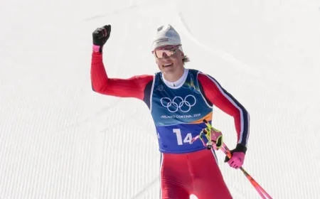 Norwegian Klæbo Becomes Most Decorated Winter Olympic Athlete in Relay Skiing