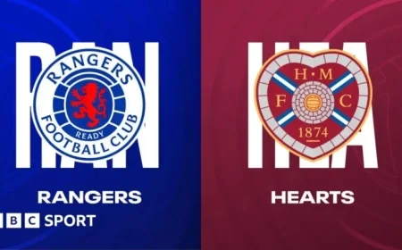Rangers vs Hearts: Live Commentary and Match Report in Scottish Premiership
