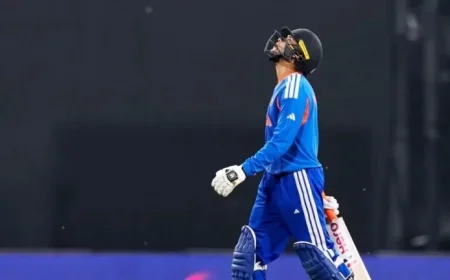 Salman Ali Agha Succeeds as Abhishek Sharma Records Second T20 World Cup Duck