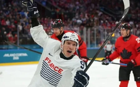 Canada and France Trade Goals in 2026 Olympics Men’s Hockey Match Updates