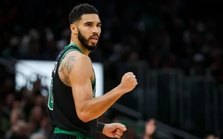 Tatum Returns to Practice, Downplays Immediate Comeback