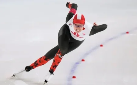 Béatrice Lamarche Secures 7th in 500m Long Track Race