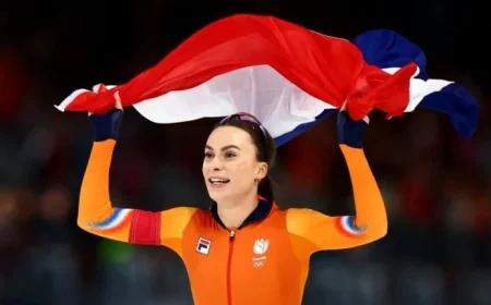 Kok Clinches Olympic Gold in 500m; Leerdam Takes Silver