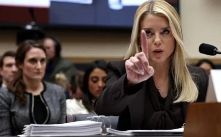 Pam Bondi Leaves Mess for Her Democratic Successor