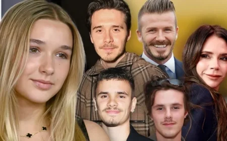 Harper Beckham Expresses Support for Brothers During Family Dispute
