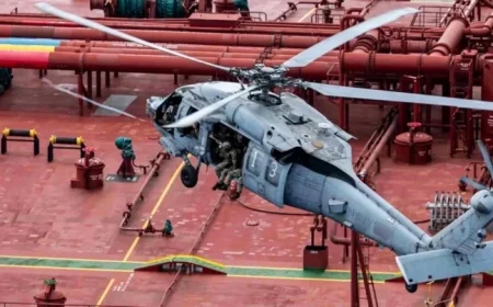 U.S. Military Intercepts Oil Tanker in Indian Ocean After Caribbean Pursuit