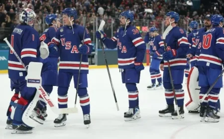 USA Men’s Hockey Battles Germany in Final Group-Stage Match