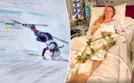 Lindsey Vonn Returns to US for Additional Surgeries