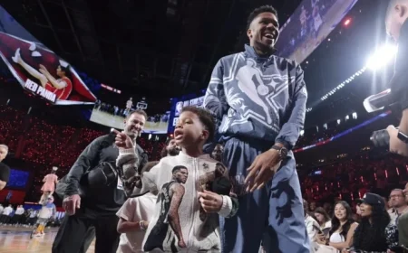 Giannis Inspires Son’s NBA Dreams, Aims to Dunk Against Wembanyama