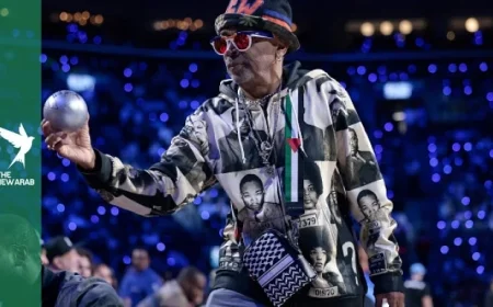 Spike Lee Highlights Palestine at NBA All-Star Weekend