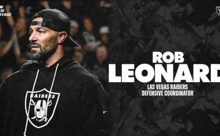 Raiders Appoint Rob Leonard as Defensive Coordinator