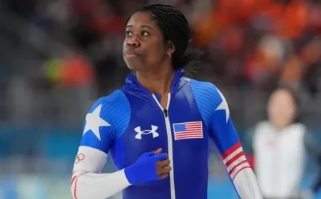 Erin Jackson Narrowly Misses Podium in Winter Olympics Speed Skating