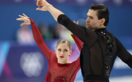 Minerva Hase and Nikita Volodin Lead Olympic Pairs Short Program