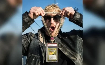 Logan Paul’s Rare Pokémon Card Sells for $16.5 Million with Bonus Necklace
