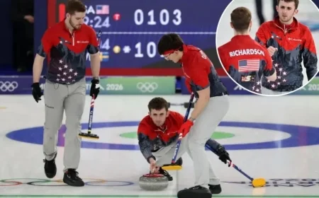 USA Men’s Curling Upsets Sweden, Boosting Medal Round Hopes