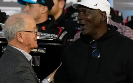 Michael Jordan, Six-Time NBA Champion, Wins Daytona 500
