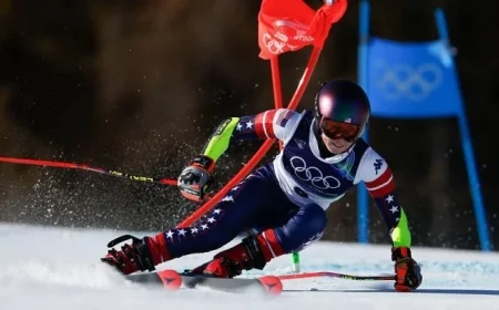 Mikaela Shiffrin Misses Podium in Women’s Giant Slalom, Olympic Drought Persists
