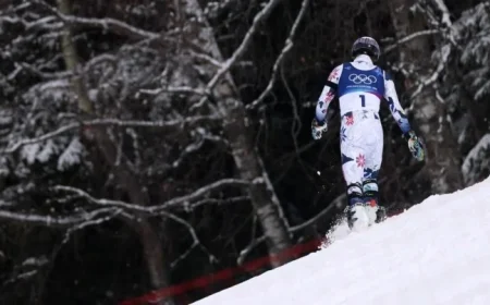 Ski Star Reacts Strongly After Slalom Drama in Live Blog