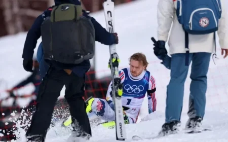 Tears and Disappointment: Atle Lie McGrath’s Olympic Slalom Exit