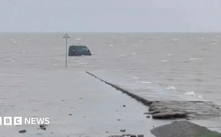 Amazon Van Stranded on The Broomway Due to GPS Error