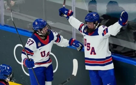US Women’s Hockey Battles Sweden in Semifinal Showdown