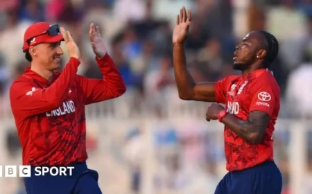 England Overcomes Italy Scare to Qualify for T20 World Cup Super 8s
