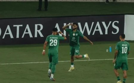 Al Ahli Dominates Shabab Al Ahli with Four-Goal Asian Elite Win