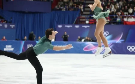 Vaipan-Law and Digby Shine, Qualify for Free Skate