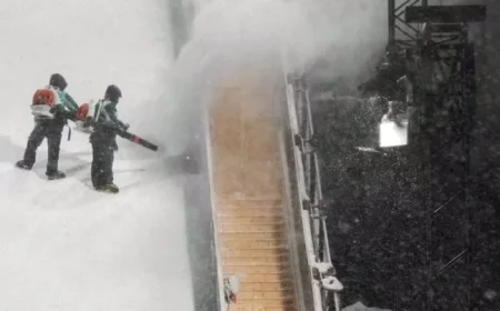 Snowstorm Delays Women’s Olympic Freeski Big Air Final at Livigno Park