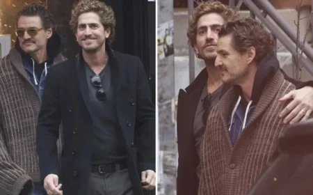 Pedro Pascal and Rafael Olarra Walk Arm-in-Arm in New York