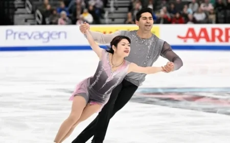 US Army Soldier Competes in Pair Skating at Winter Olympics