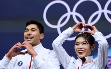 US Pairs Skaters Emily Chan and Spencer Akira Howe Shine Impressively