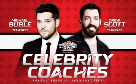 Michael Bublé, Drew Scott Join as Coaches for 2026 WHL Prospects Game
