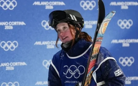 Kirsty Muir Finishes Fourth in Big Air at Second Olympics