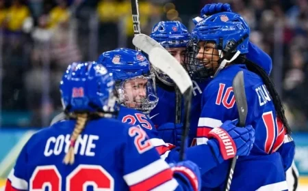 U.S. Women’s Hockey Defeats Sweden to Reach Gold Medal Game