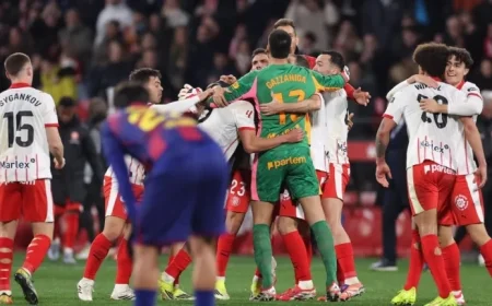 Girona Stuns Barcelona with Unyielding Performance