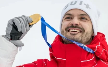 Loïc Meillard Claims Olympic Slalom Victory After McGrath’s Dramatic Mishap
