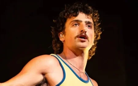 Benson Boone Dazzles in Striking New Underwear Photo