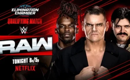 Je’Von Evans, Gunther, Dominik Mysterio Fight in Elimination Chamber Qualifier