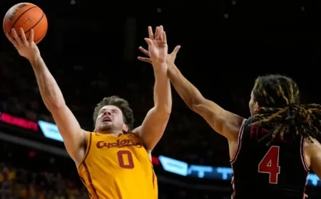 Heise’s Last-Second Three Seals No. 6 Iowa State Win Over No. 2 Houston