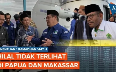 Moon Not Sighted in Papua, Makassar; 2026 Fast Awaits Isbat Decision