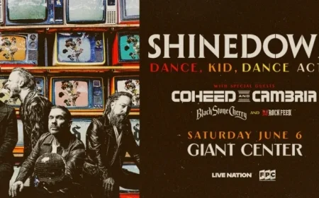 Shinedown Set to Rock GIANT Center Hershey This June