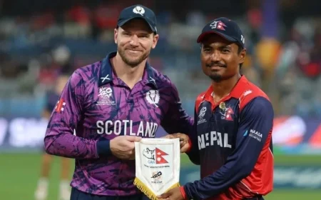 Nepal Elects to Bowl First Against Scotland