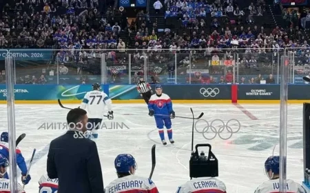 Italy’s Olympic Hockey Arena Boards to Change Color After Player Feedback