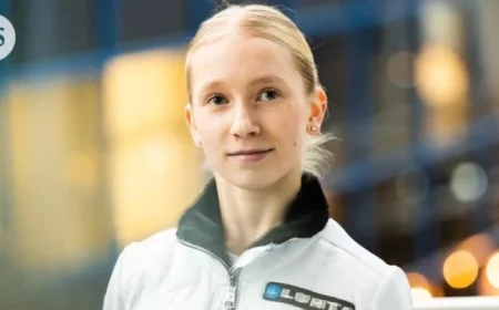 Finnish Figure Skater Iida Karhunen, 17, Joins NHL Stars in Olympic Village