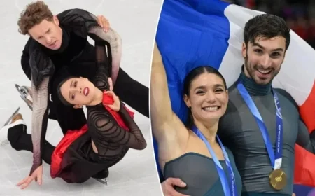 French Ice Dancers Confidently Address Olympic Judging Controversy