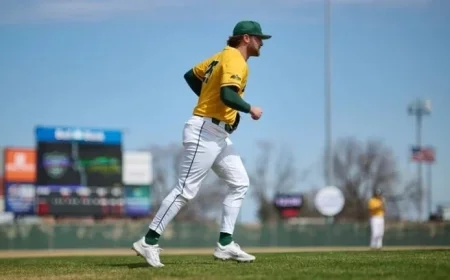 Puetz Named Summit League’s Kwik Star Peak Pitcher of the Week