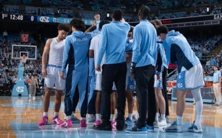 UNC Men’s Basketball Faces NC State on Tuesday Night