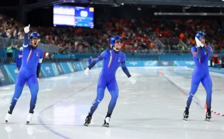 Italy Clinches Men’s Speed Skating Gold; Canada Secures Women’s Title Again